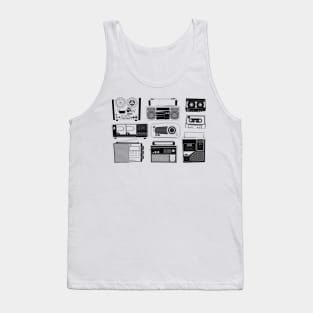 Retro Audio Vintage Tech Tank Top